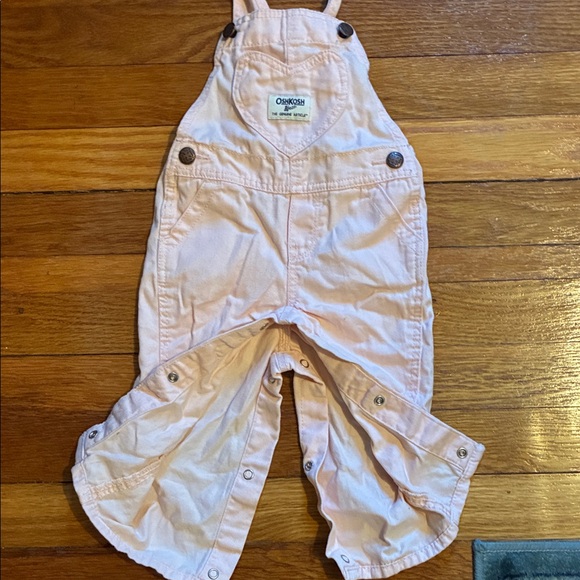 OshKosh B'gosh Light Pink Kids Overalls - Picture 3 of 3